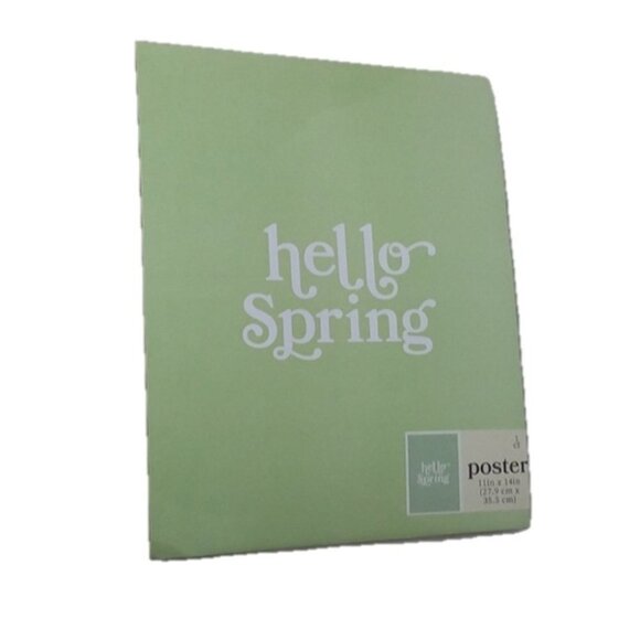 Hello Spring Green Inspiration Poster - Picture 1 of 2